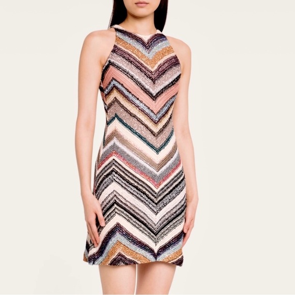 NWT Missoni Sequin Knit Mini Dress - Picture 4 of 7